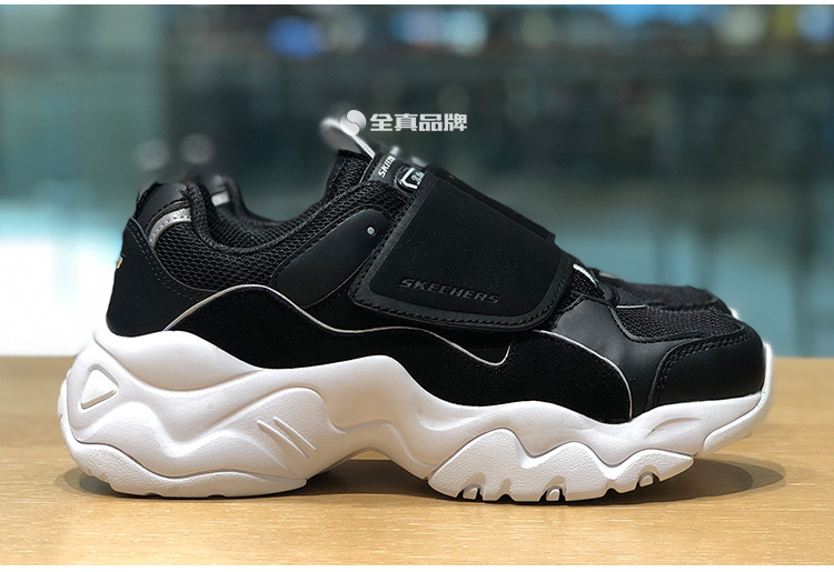 SKECHER ba thế hệ giày gấu trúc 2018 mới cho nữ Dlites đế dày tăng thêm giày thông thường 88888211 giày thể thao cho bé gái