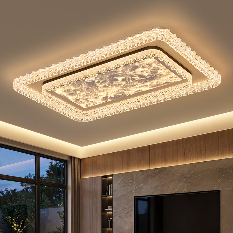 Living Room Ceiling Lamp, Modern, Simple, Light Luxury, High-End Feel, Living Room Main Light, Zhongshan Lighting Fixtures, Whole House Package, 2026 New Model