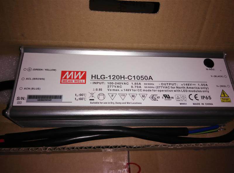Manufacturer Direct Sale Taiwan Mingwei MEAN WELL Power Supply Original Fake One Lost ten HLG-120H-C1050
