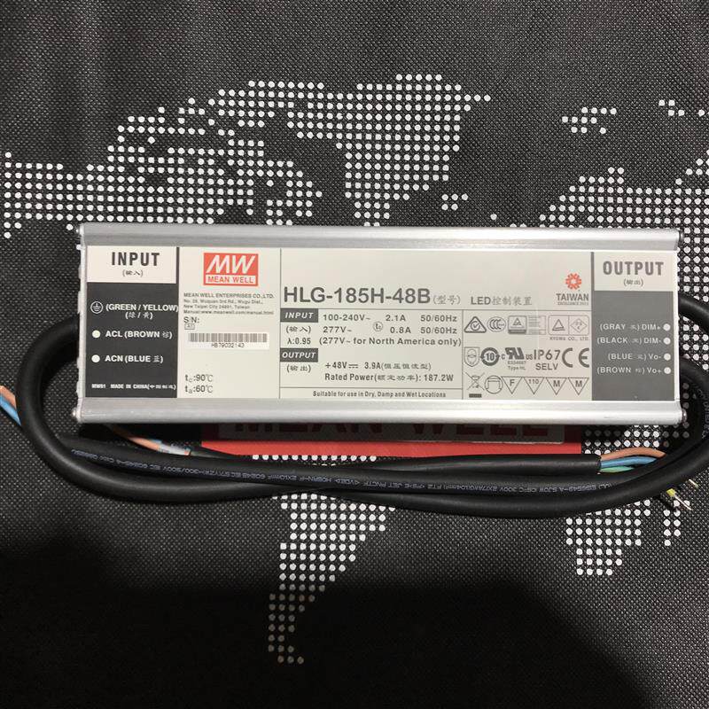 Manufacturer Direct Sale Taiwan Mingwei MEAN WELL Power Supply Original Fake One Lost ten HLG-185H-48B