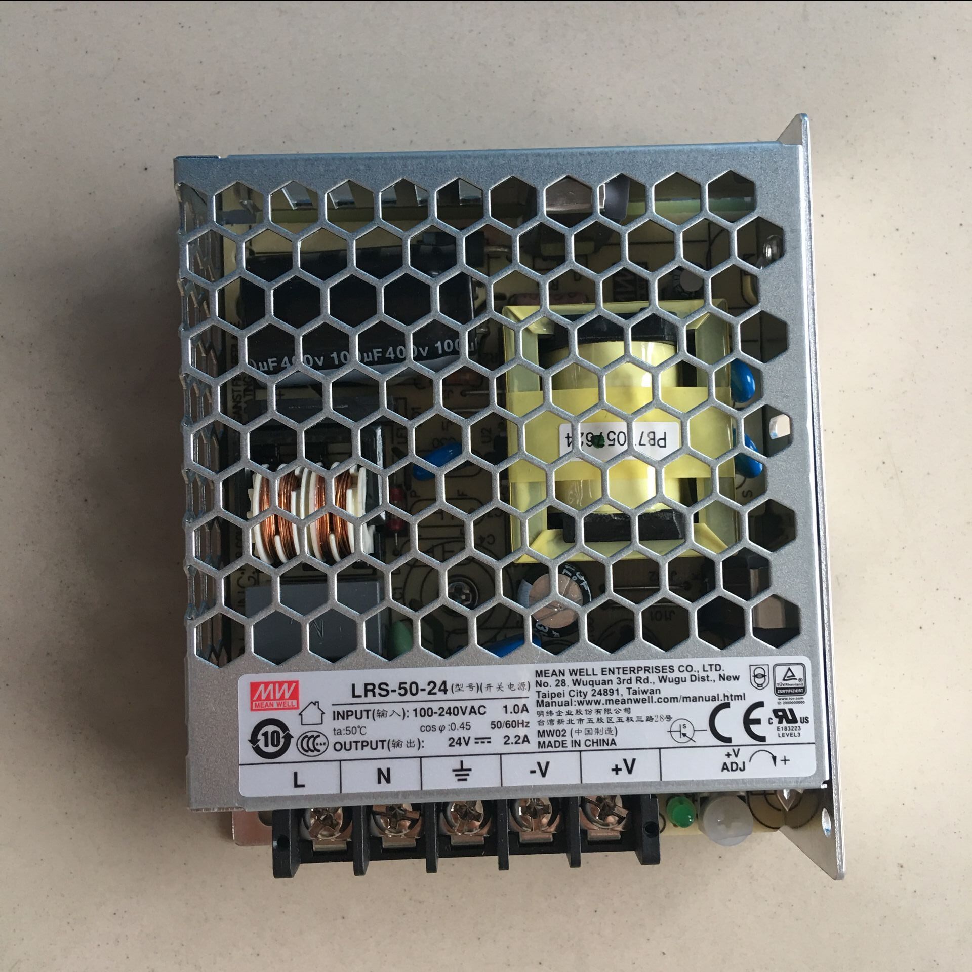 Taiwan Minwei MEAN WELL Power Supply LRS-50-24 50W 24V