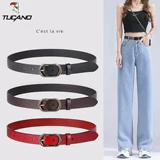 Ремень, брендовые универсальные кожаные модные джинсы, из натуральной кожи, официальный продукт