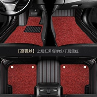 Черный -Red+Black Red Silk Circle Double -Layer Model