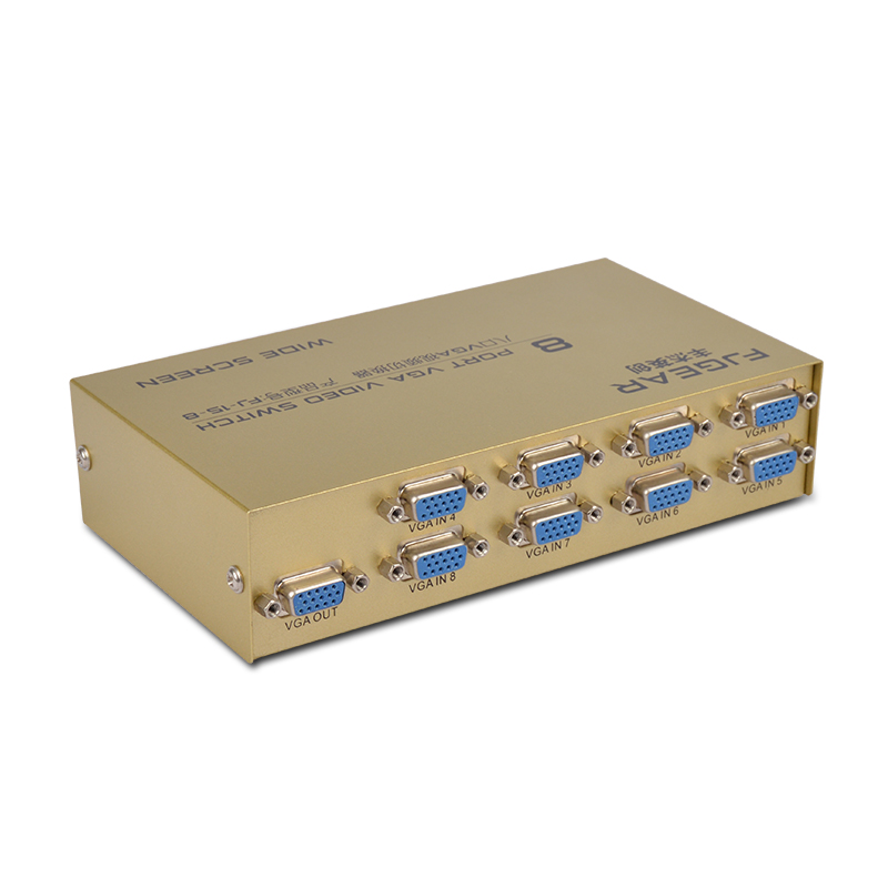 Funger VGA switcher FJ-15 -8 8 in 1-out computer screen Eight-in-one-out switching shared