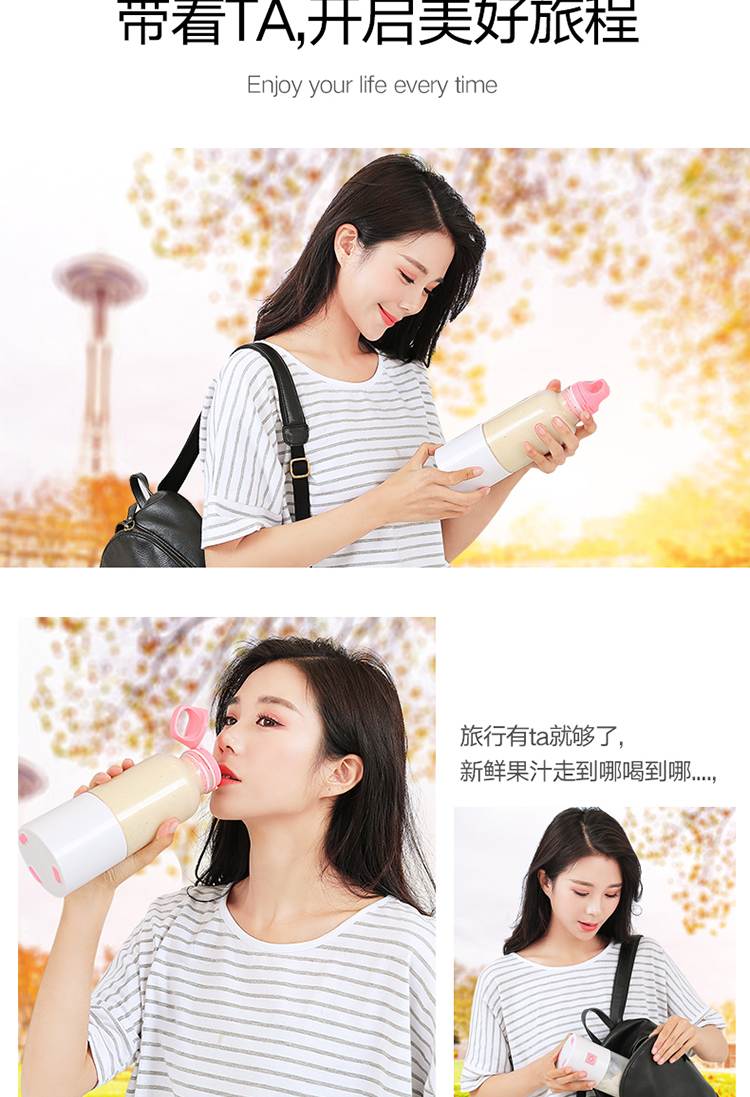 máy xay sinh to philips Máy ép trái cây Aulac sinh viên mini máy ép trái cây cầm tay máy ép trái cây và rau quả máy xay lock&lock