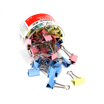 Color long tail clip large dovetail fish tail phoenix tail clip student test paper office data clip ticket clip small iron clip