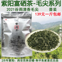2021 new tea Shaanxi Ankang Ziyang selenium-rich tea baked green tea-Gu Yu Qingxiang Maojian 500g