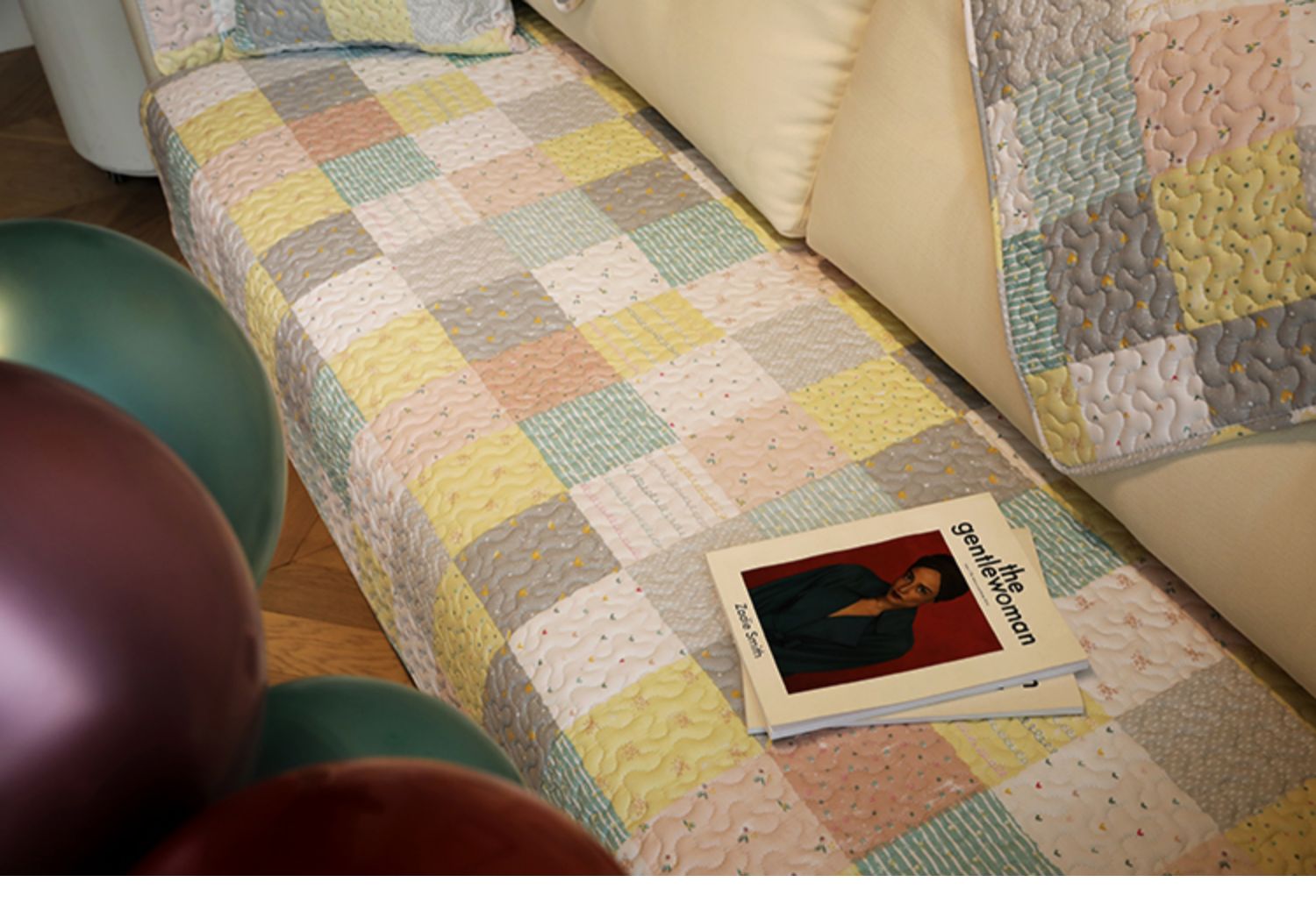 Yên tĩnh chống trượt bọc vải bông vải sofa đệm đệm ghế bốn mùa phổ quát có thể được tùy chỉnh - Ghế đệm / đệm Sofa nệm lót ghế