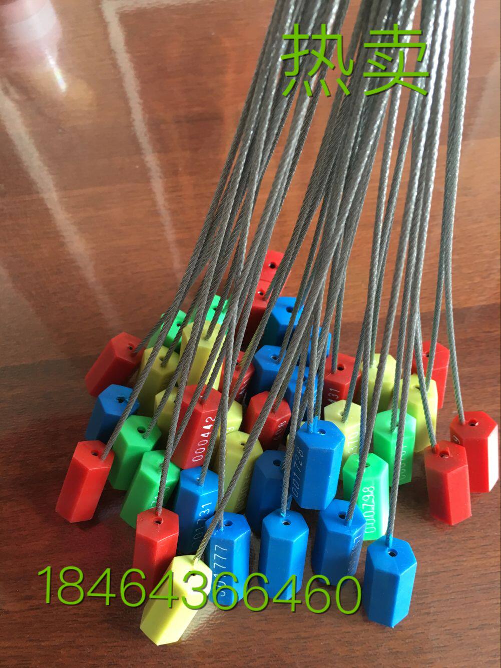 Blockade tightening type blockade 50cm disposable wire seal container lead seal logistics seal container truck lead