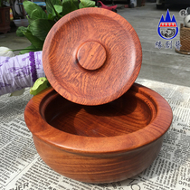 Edge Creativity Myanmar Flowers Pear Fruit Basin Red Wood Poly Basin Big Fruit Purple Sandalwood Eight Treasure Box Containing Melon Seeds Dried Fruit Storage Jar