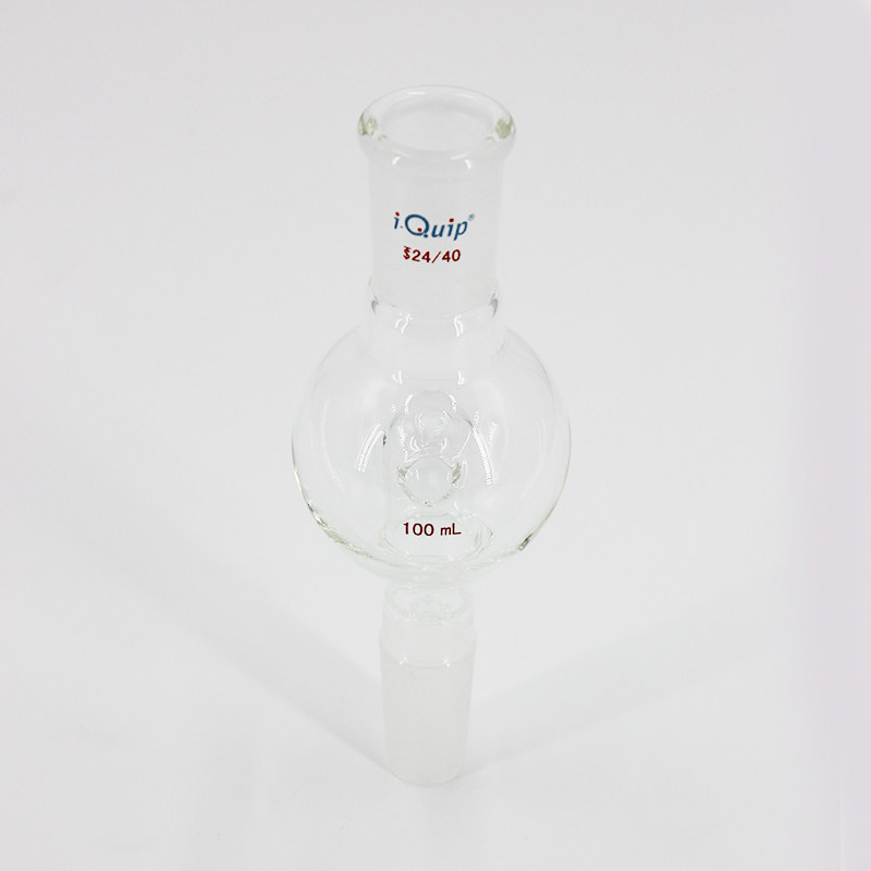 芯硅谷 A4365 具孔板防溅球 高硼硅玻璃 直形防溅 容量100/250ml