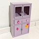 Desktop storage small iron cabinet mini iron cabinet small storage cabinet doll cabinet small furniture small cabinet Kulomi