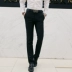 Mùa thu Hàn Quốc Nhà tạo mẫu tóc Slim-fit chân nhỏ quần mùa xuân Quần bê nam bó sát bó sát quần âu quần tây âu nam Suit phù hợp