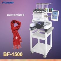 Quality Fuwei single head embroidery machine household Embroidery Machine Intelligent garment embroidery flat embroidery LOGO embroidery machine