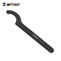 Special steel pin type hook wrench crescent wrench hook head half-moon hook type adjustable pattern wrench bearing wrench