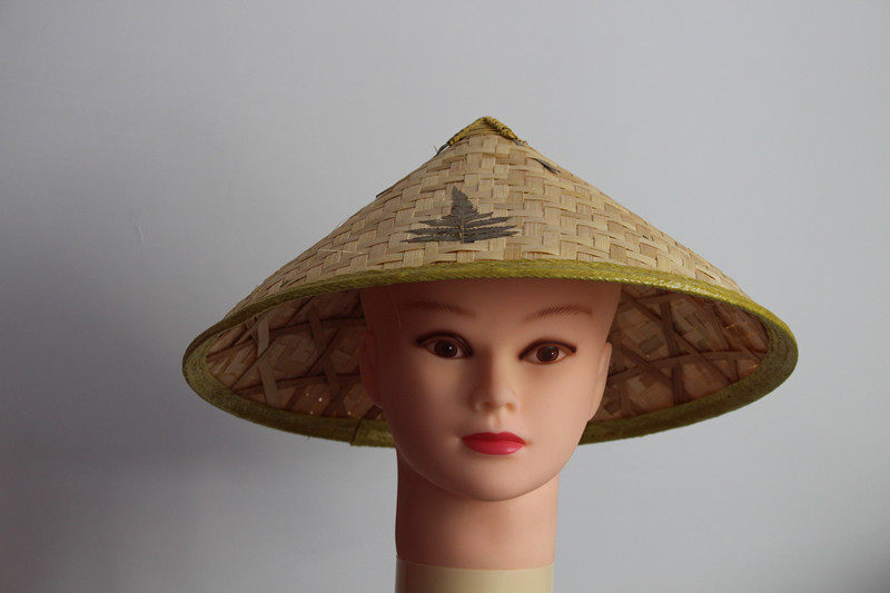 Sale of Hainan bamboo knitting bucket hat dance hat small catch sea dance props children's red army hat