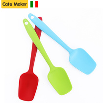 Shovel milk pot special silicone spoon large supplementary pot high temperature resistant silicone shovel medium non-stick pot baby silicone spoon