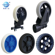 Shunhe brand 99F 90s series with bracket caster directional wheel movable wheel TPR rubber and plastic soft rubber wheel 1