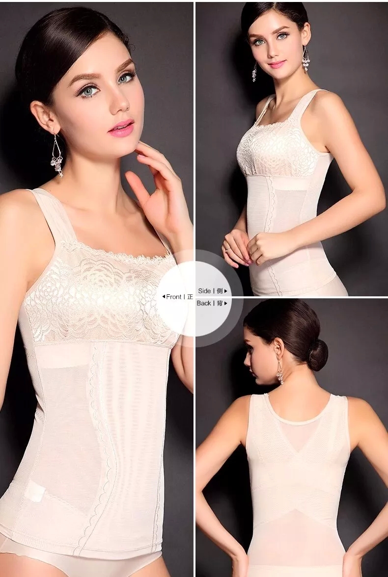 Mùa xuân và mùa hè siêu mỏng cơ thể điêu khắc vest của phụ nữ bụng corset corset sau sinh phần mỏng giảm béo cơ thể mà không cần dấu vết áo