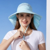 Дорожная дышащая солнцезащитная шляпа на солнечной энергии, защита от ультрафиолета, с защитой шеи