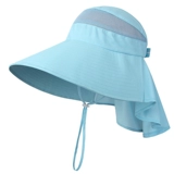 Дорожная дышащая солнцезащитная шляпа на солнечной энергии, защита от ультрафиолета, с защитой шеи