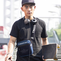 Fashion men and women shoulder bag Korean version Joker leisure shoulder bag trend anti-splashing water storage mobile phone bag Hand bag