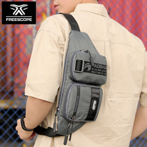 Flying dust outdoor leisure sports running bag fashion tooling men and women crossbody chest bag multifunctional running mobile phone bag
