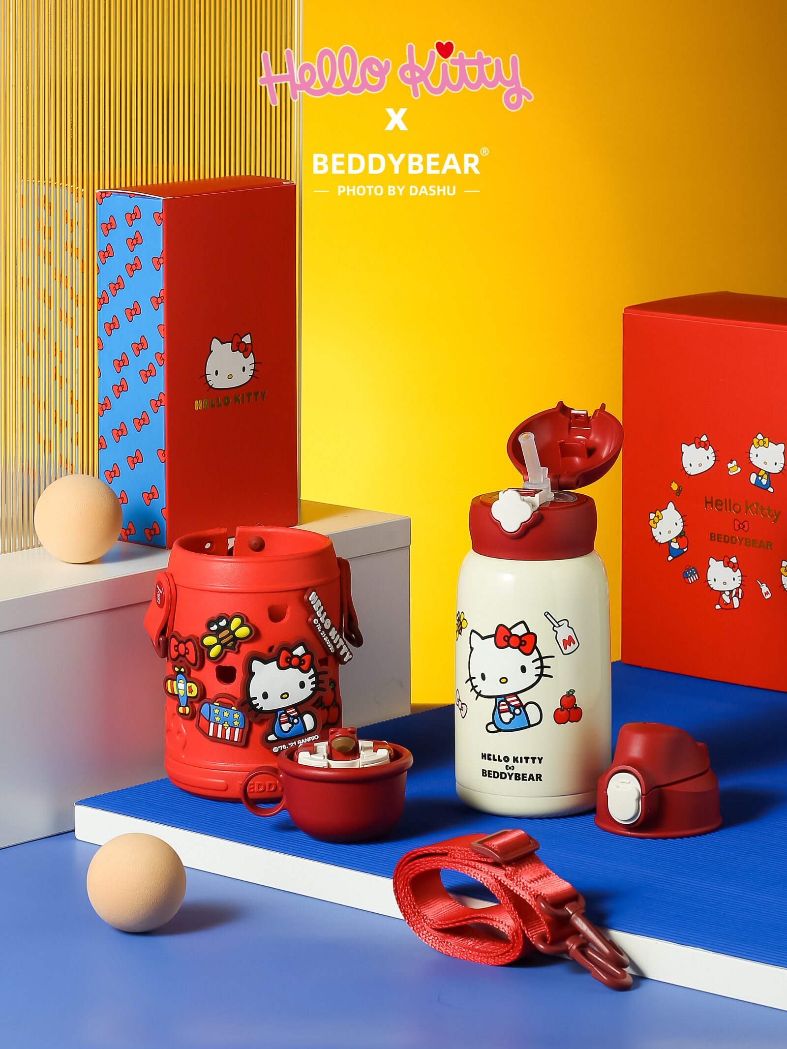Cup bear Kitty Cave Together Kitty Cave Kitty Kitty Kitty Kindergarten Boys and Women Kindergarten School Kettle