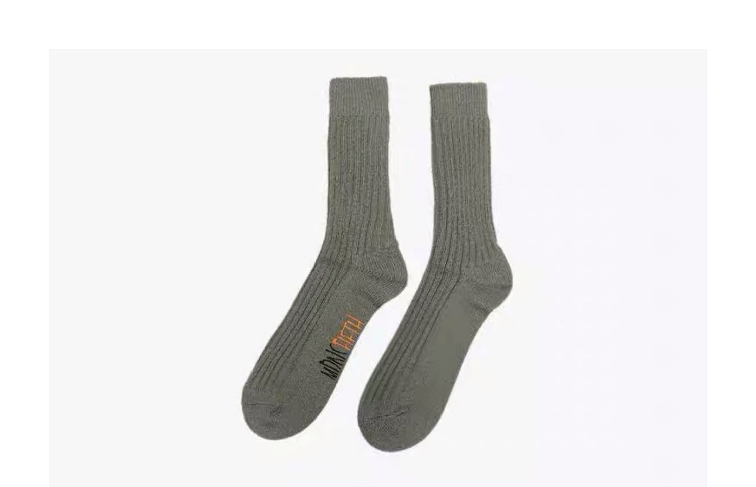 Ales phiên bản 19SS Yu Wenle vớ kỷ niệm năm năm giới hạn quân xanh vớ cotton quân đội retro gió thể thao vớ trong - Vớ thể thao bít tất