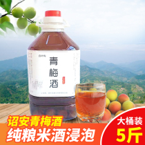 White leaf plum green plum wine Plum wine 13 degrees low degree slightly drunk lady fruit wine girl wine sweet and sour wine 2500ml barrel