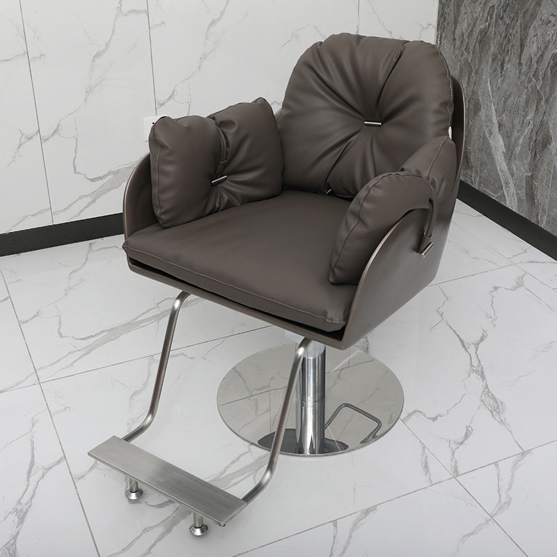 The new barbershop chair hair salon dedicated net red hair cutting stool high-end hair salon lift dyeing seat is simple