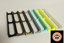 Test tube holder with small belly ants in test tube for 3D printing