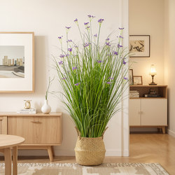 New Simulated Green Plants, Reed Grass, Gypsophila, Fake Flowers, Indoor and Outdoor Windows, Floor-To-Ceiling Photography, Landscaping Decorations, Fake Flowers and Grass