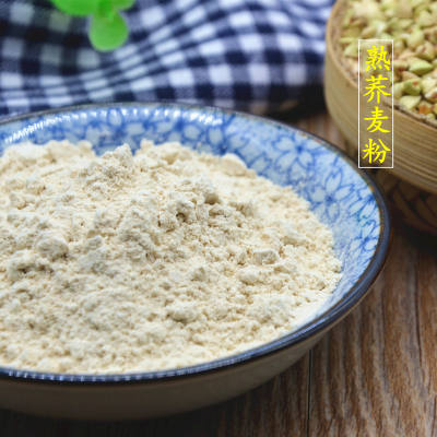 Freshly ground and brewed buckwheat flour, ready-to-eat meal replacement, triangular wheat flour breakfast