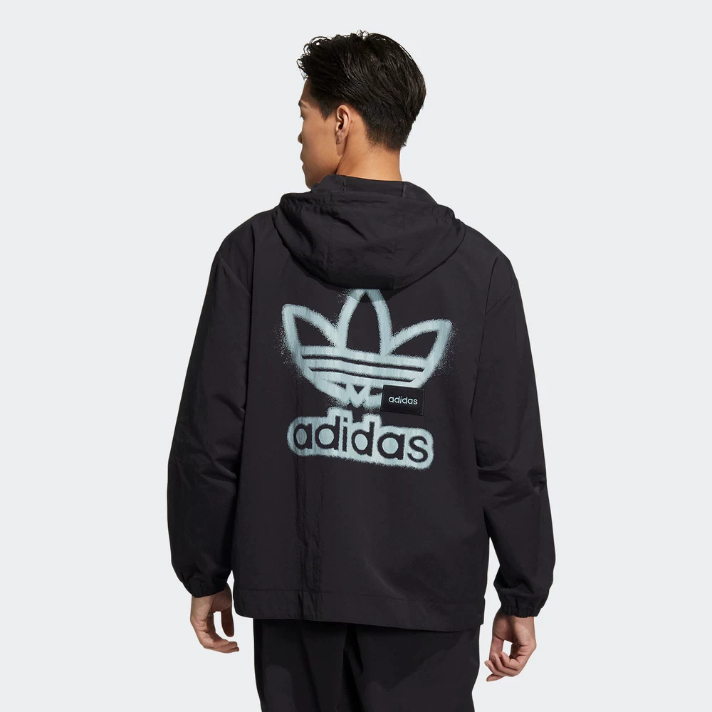 Черная спортивная куртка Adidas для отдыха с капюшоном, 2018