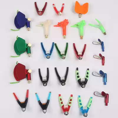 Carbon Fort front fork 8mm screw fishing rod bracket pulley horn head accessories with light night fishing electronic light Y head