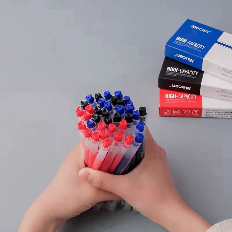 Mecan Import большая вместительная роллерп pen для студентов, 12 штук