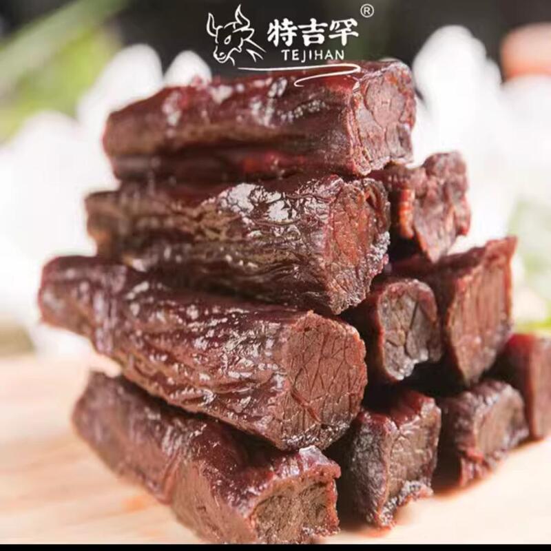 Air-Dried Beef Jerky Inner Mongolia Tejihan Hand-Shred Yak Snacks Casual Independent Packaging 500g 