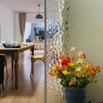 Water Cube Art Glass Living Room Entrance Partition Screen Bathroom Washbasin Half Wall