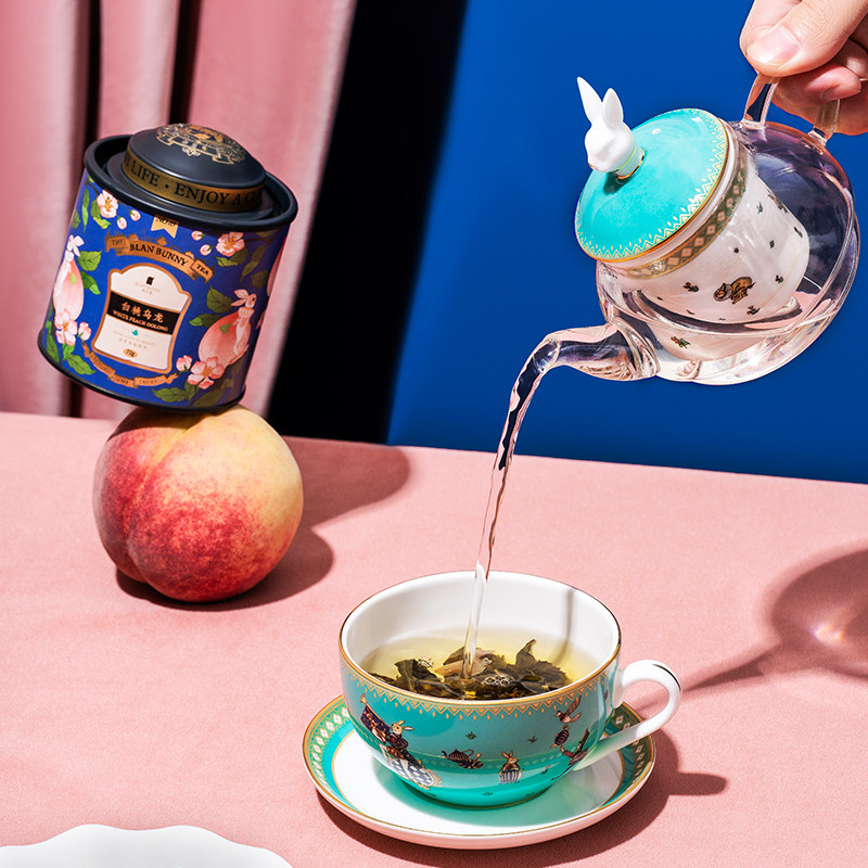 布兰兔BlanBunny白桃乌龙冷泡茶:解渴神器,夏日清凉新宠!-特色产区乌龙茶-淘宝百科网