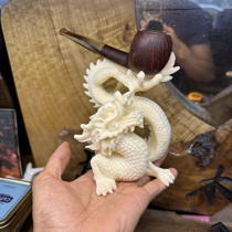 Personalized Panlong unit pipe rack 3D printed Bodhi fruit material straight curved pipe universal pipe display bracket seat