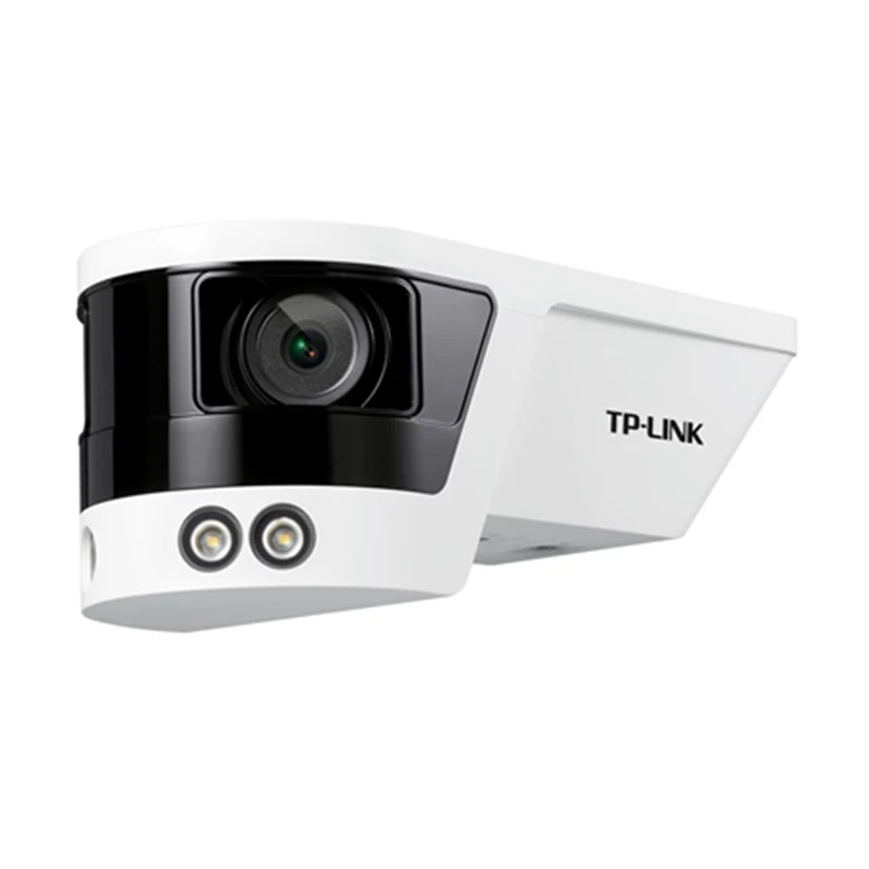 Видеокамера наблюдения Pulian TP-LINK с высоким разрешением, сверхширокоугольная бинокль, близко к 180 градусов, двойной подсветкой, полноцветная ночная съемка, дистанционное мониторирование, голосовой интерком, PoE, сетевой кабель, питание 12 В, наружная водонепроницаемость