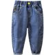 Boys' pants spring and autumn jeans children's autumn trendy trousers casual pants baby plus velvet new winter clothes