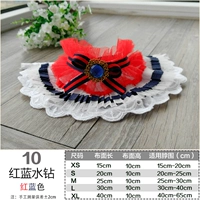 Красный и синий кружево бриллиантовый стиль 10