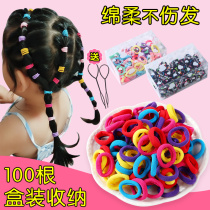 Korean version of the childrens hair ring does not hurt the hair of the little girl tie hair band hair rope headdress seamless rubber band baby head rope