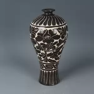 宋時代 磁州窯壽字白釉茶碗(E-36) 宋代磁州窯- Top 100