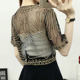 Small shawl jacket for women with suspender skirt short high-end summer outer skirt thin lace mesh waistcoat cardigan