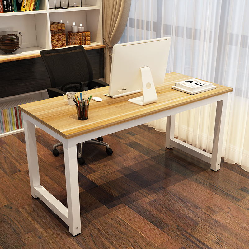 Modern minimalist computer desk bedroom desk economical desk home desktop double desk customization