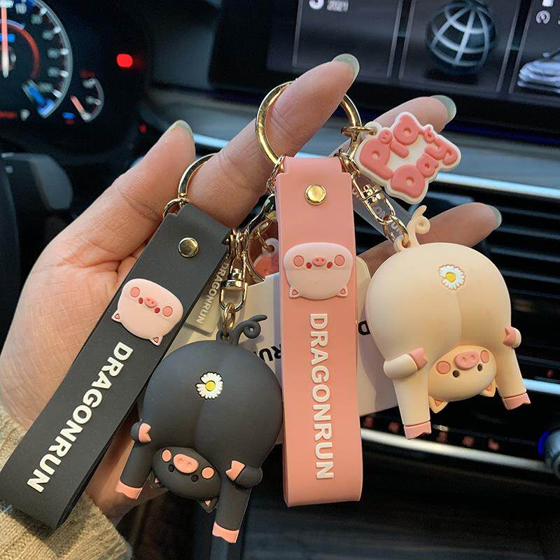 Key buckle lovers small crownins wind pendant small ornament bag accessories Pendant Bag Pendant Pair of a minimalist chain