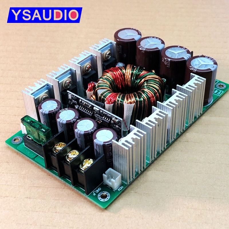 DC12V high power 500W boost conversion isolated switching power supply board retrofit on-board power amplifier DIY loose pieces YSAU